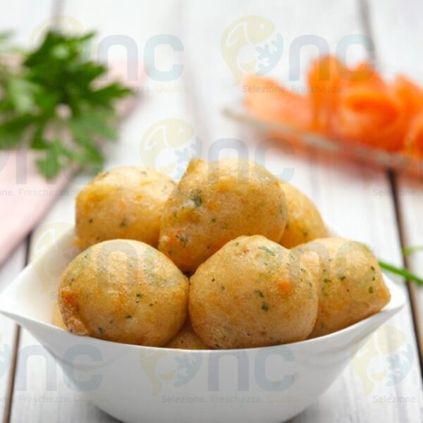 frittelle di salmone