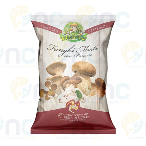Funghi misto bosco con porcini