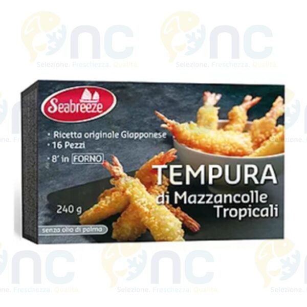 tempura di mazzancolle