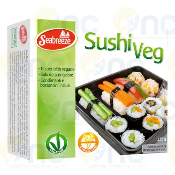 Sushi set vegano