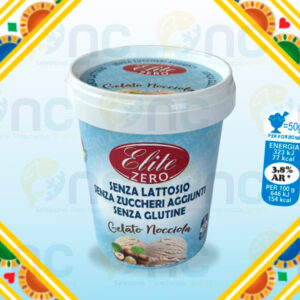 Gelato elite zero nocciola