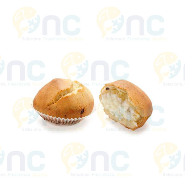 Mini panzerotto ricotta con gocce di cioccolato
