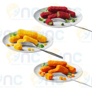 trio crispy (bastoncini di verdure broccoli; mais,zucca e carote)