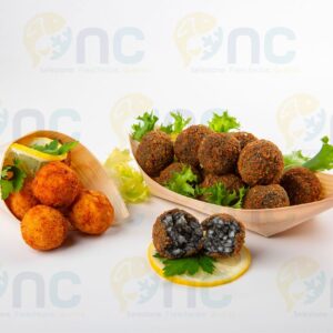 arancinetti al nero di seppia