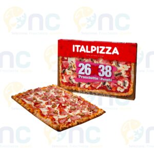 Pizza prosciutto e funghi 26x38 - Italpizza
